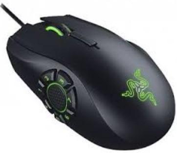 Produktbild Razer Naga Trinity MMO, högerhand, Optisk, USB, 16000 DPI, 120 g, Svart, Grön (Kabelgebunden)