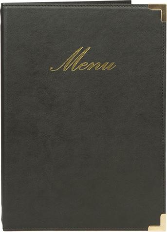 Securit Speisekarten-Mappe CLASSIC, A5, schwarz