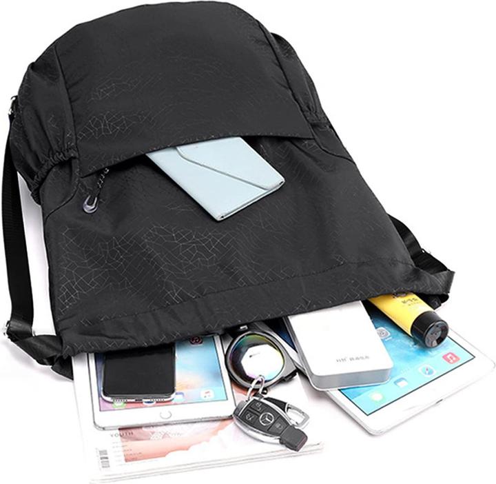 Produktbild Only-Bags.Store Sport Turnbeutel, wasserdichte Tasche Unisex Rucksack Daypack Gym Bag, Sporttasche Tasche für