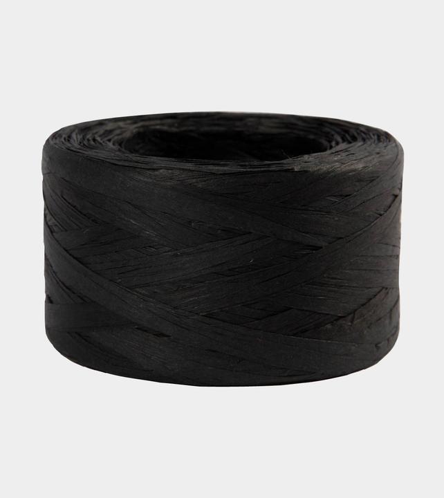 Actual product image Creativ Company Paper Tape Raffia 8 mm x 100 m, Black (Gift ribbon, 1 x)