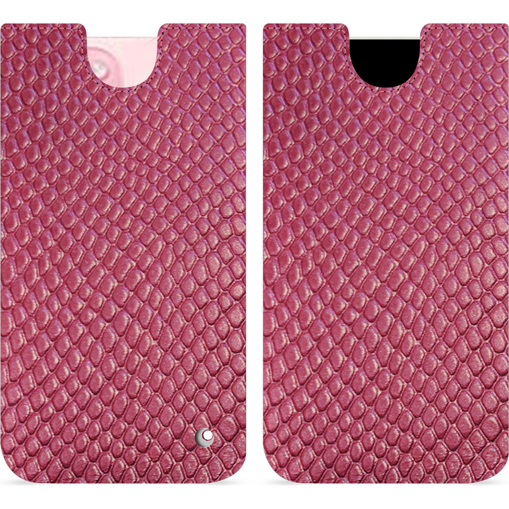 Noreve Lederschutzhülle (Apple iPhone 15), Smartphone Hülle, Rosa