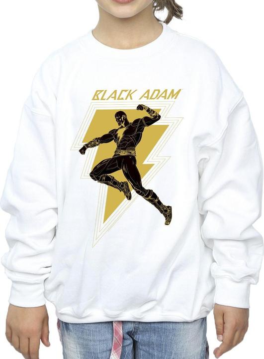 Produktbild Black Adam Golden Bolt Chest Sweatshirt Mädchen (104)
