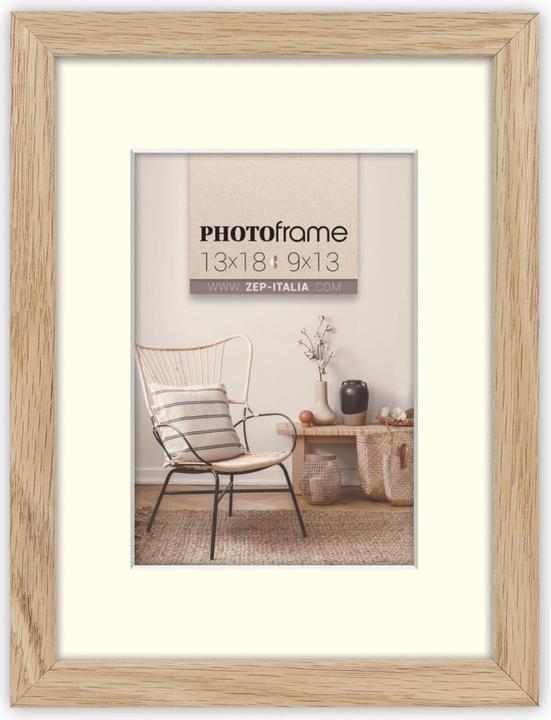 Productafbeelding ZEP Fotolijst V4568N Malmo Naturel 10x15 / 15x20 cm (10 x 15 cm)