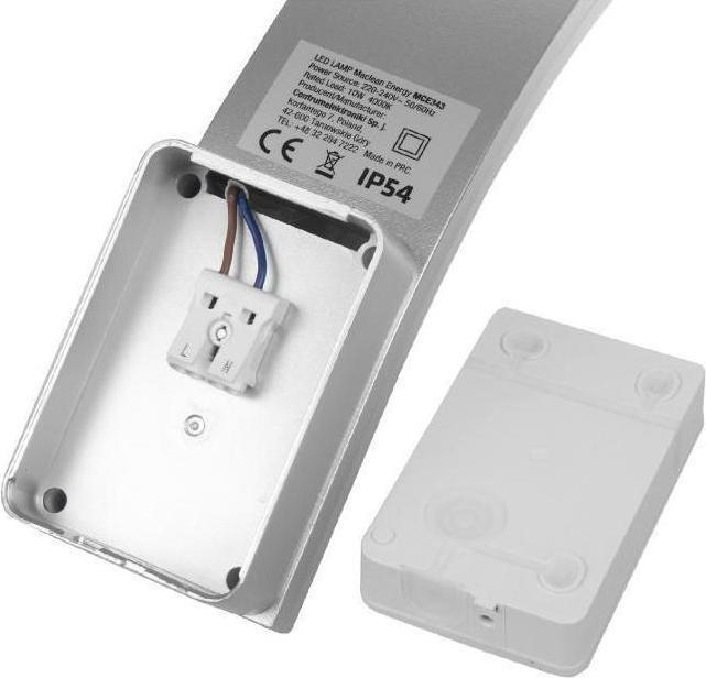 Productafbeelding Maclean Wandlamp MCE343 SV LED lamp, buitenmuur, gevel (800 lm)