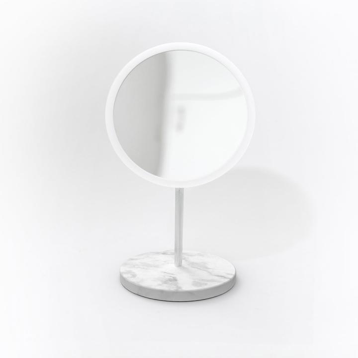 Actual product image Bosign AirMirror Marble Stand Cosmetic Mirror with 15x magnification