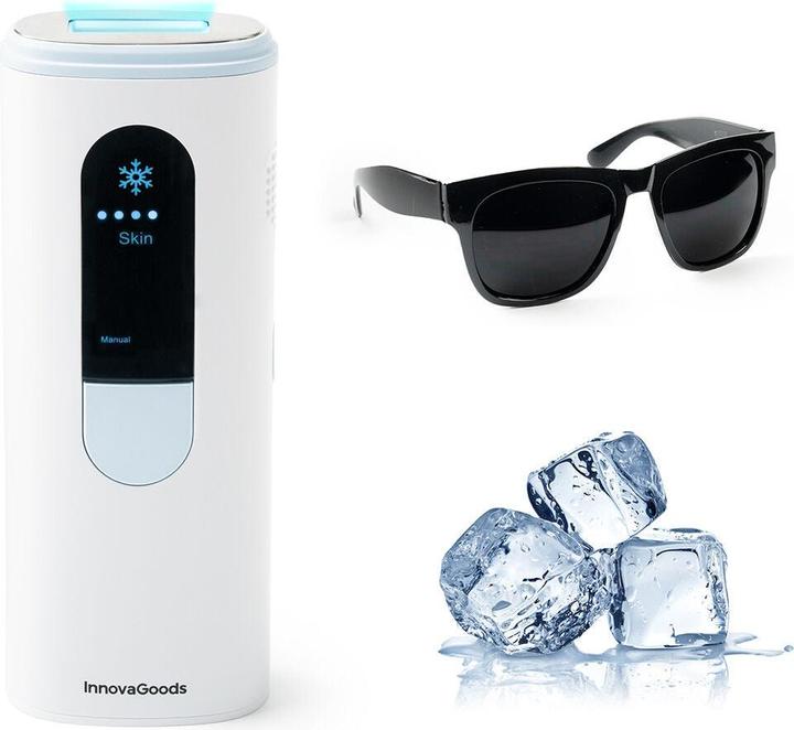 InnovaGoods Lichtpuls-Epilierer mit Kühlfunktion und Zubehör Kulepil