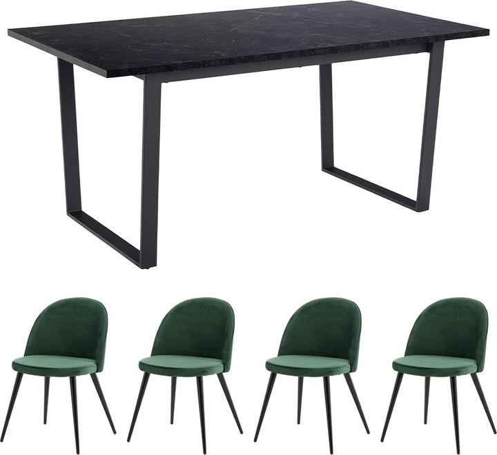 Actual product image Ebuy24 Tilst dining set (Melamine, Metal)