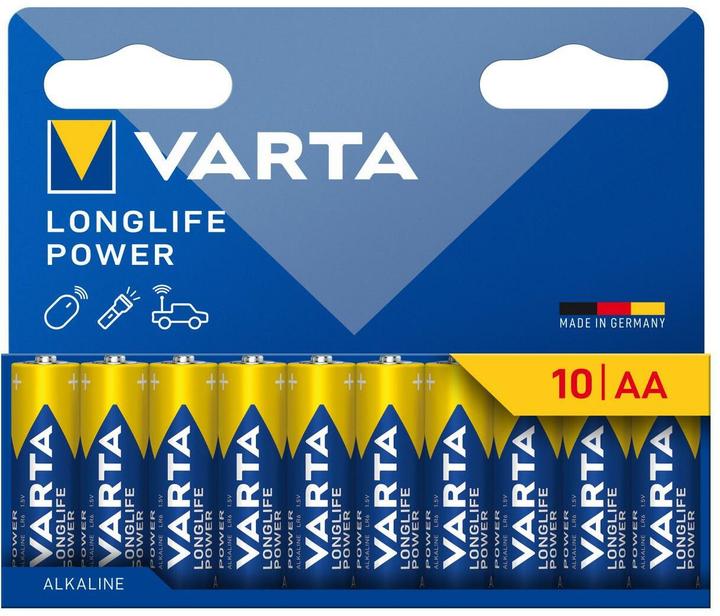 Varta Vermogen met lange levensduur (10 Pcs., AA, 2960 mAh)