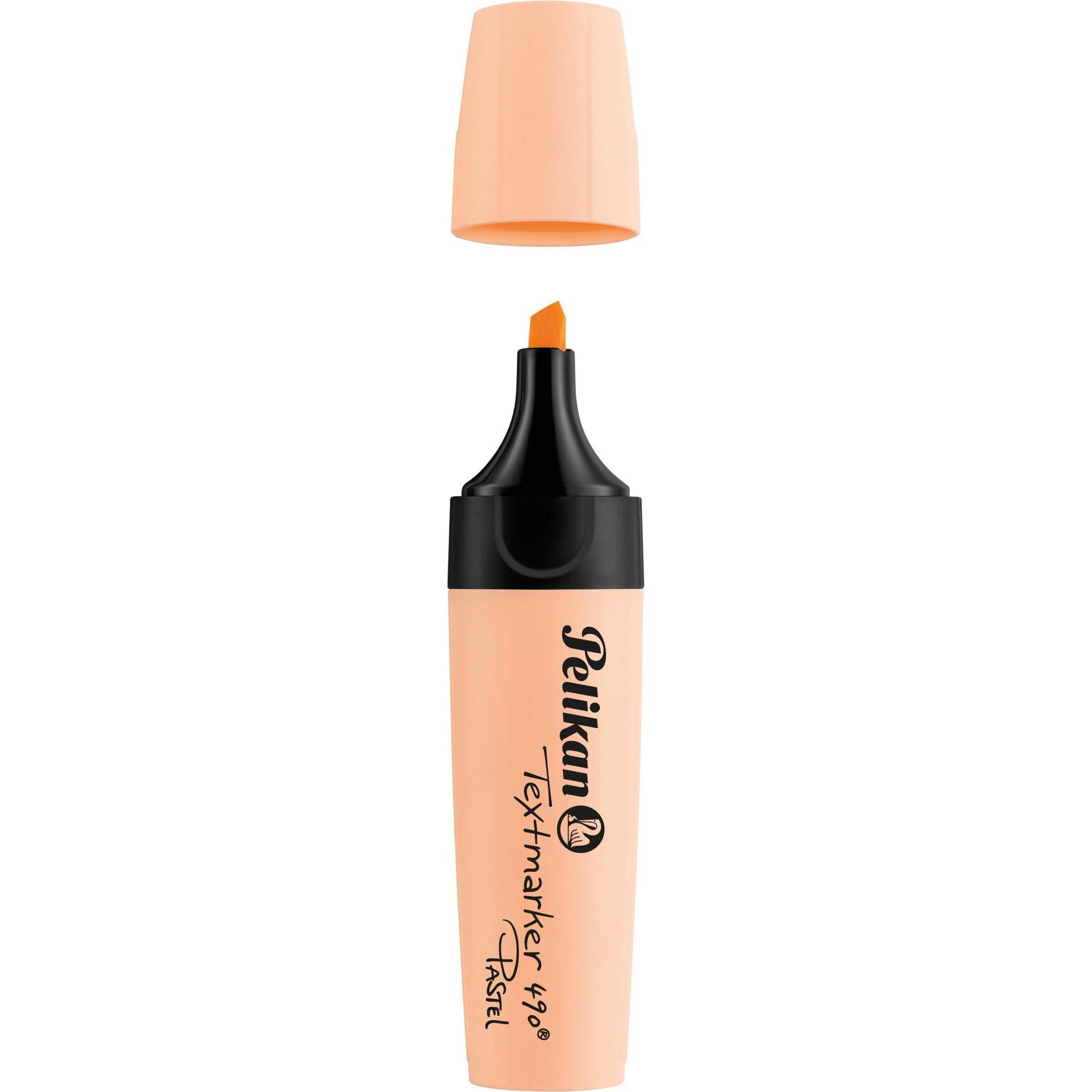 Thumbnail - Pelikan, Marker, 817363 Marker (e) Meissel (Pastell-Orange, 5 mm, 10 x)