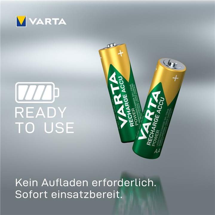 Actual product image Varta Recharge Accu Power (4 pcs., AA, 2600 mAh)