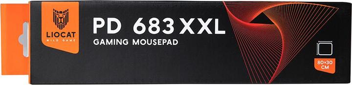 Produktbild Lioncast Liocat Mauspad PD 683 XXL schwarz (XXL)