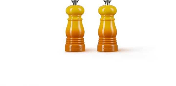 Produktbild Le Creuset Mini Salz- und Pfeffermühlen Set dunkelgelb (Pfeffer, Salz)