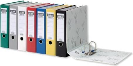 Actual product image Elba Folder rado brillant, spine width: 80 mm, yellow DIN A4, cover outside / inside refined with (A4, 80 mm, 1 Piece)