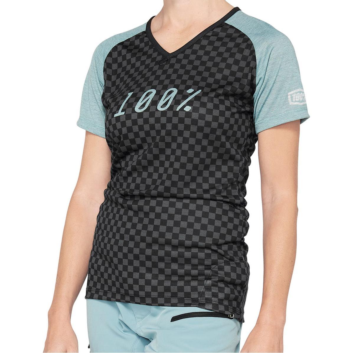 100%, Damen, Velotrikot, Airmatic Damen Biketrikot (S), Blau, S