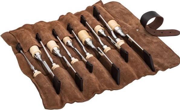 Produktbild Kirschen Stechbeitelsatz in Ledertasche, 12-tlg.