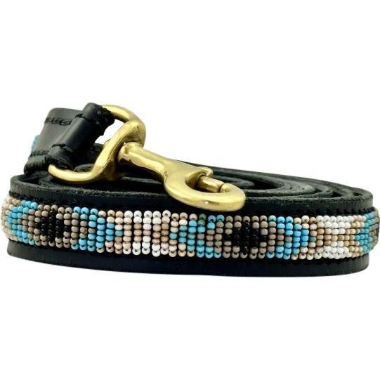Meilleurs prix pour Kampuni Hundeline Bracelets turquoise x-long, 182x2,1 cm (Chien), Collier + laisse