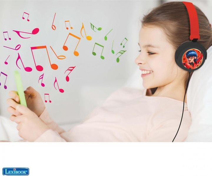 Produktbild Lexibook Miraculous Stereo Kopfhörer für Kinder, faltbar, kabelgebunden, mit Lautstärkebegrenzung