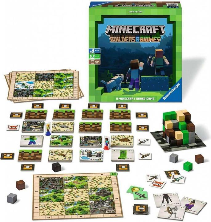Actual product image Ravensburger Minecraft Builders & Biomes (German, English, Italian, French)