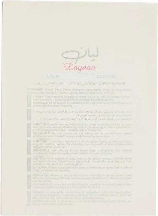 Produktbild Lattafa Layaan (Eau de Parfum, 75 ml)