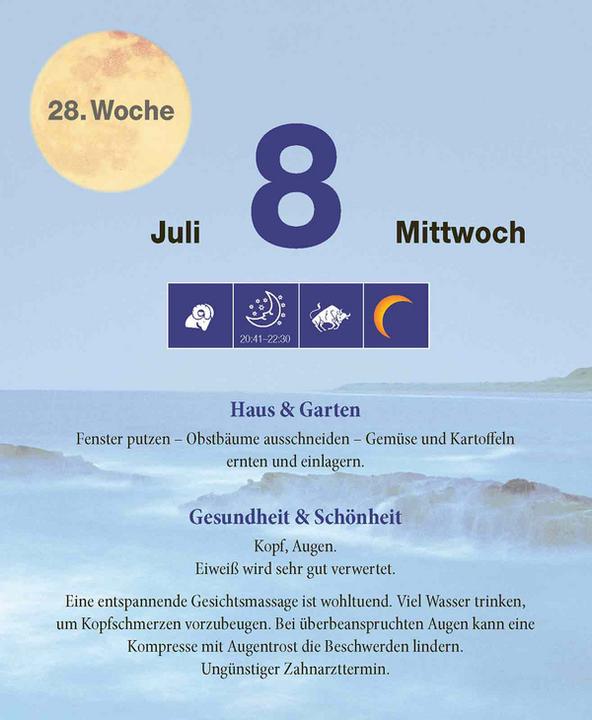 Produktbild Mond Abreisskalender 2026 (12 x 16 cm)