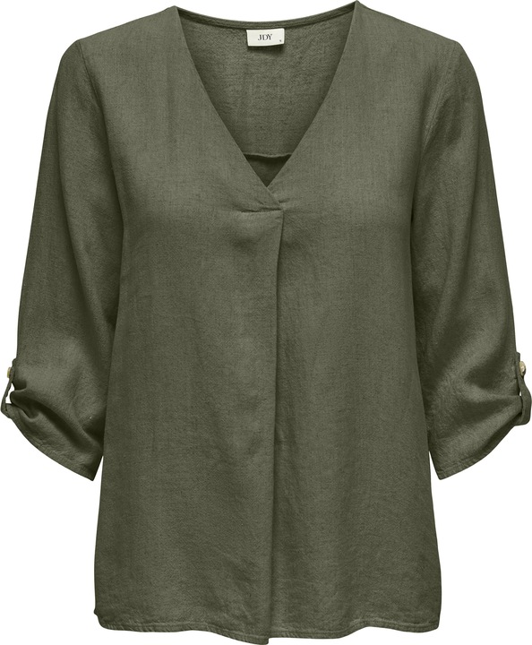 Immagine prodotto JdY Vestibilità regolare Scollo a V Polsini ripiegati Top Top (XL)