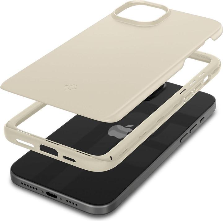 Actual product image Spigen Thin Fit for iPhone 15 Plus Sand Beige (Apple iPhone 15 Plus)
