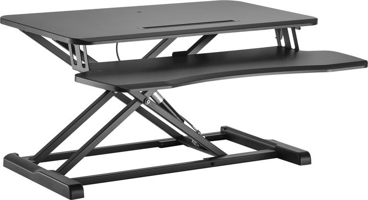 Actual product image equip ERGO monitor table with sit-stand bench extension heavy 15kg