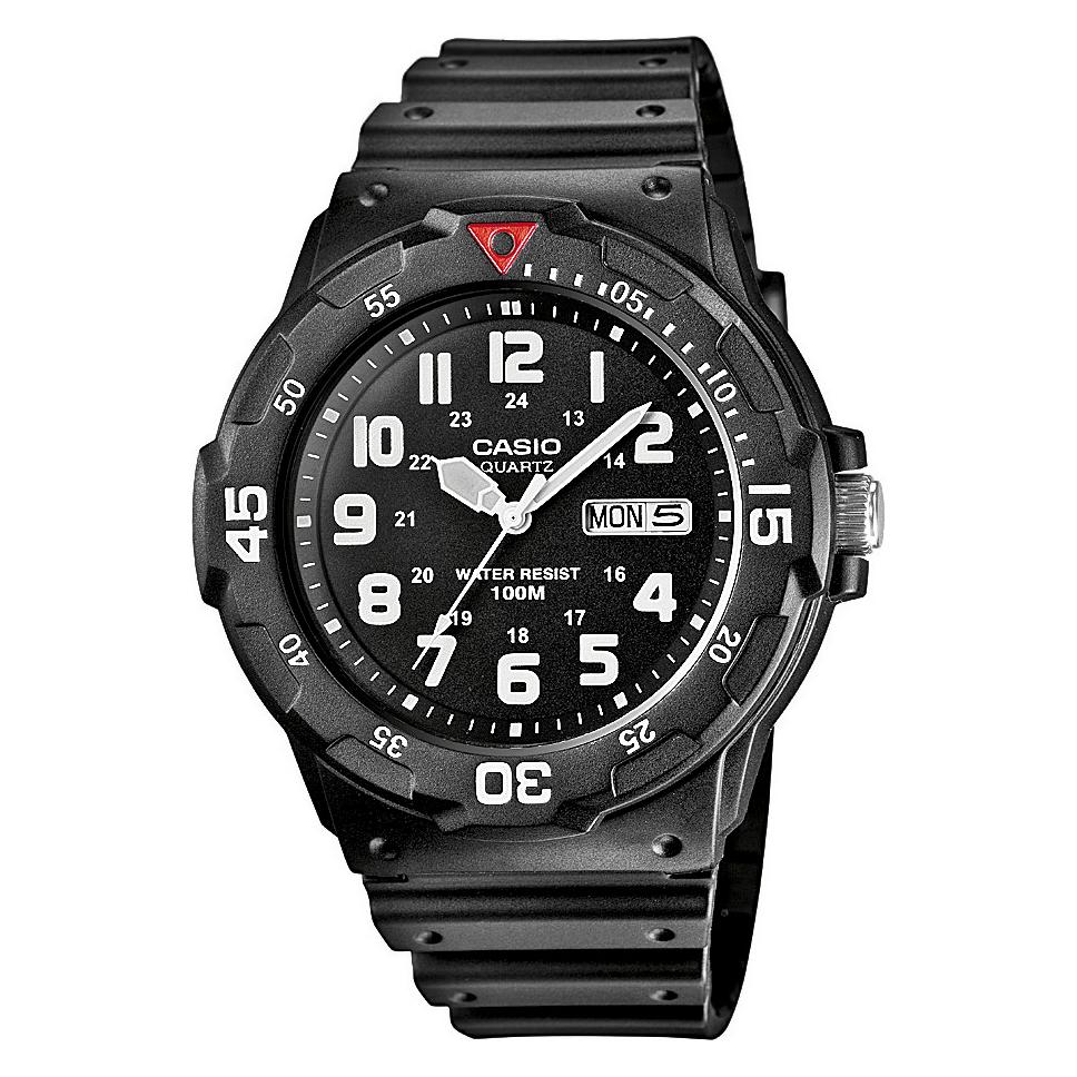 Casio, Horloge, Mrw-200h-1bvef, Zwart, (Analoog Horloge, 44.60 mm)