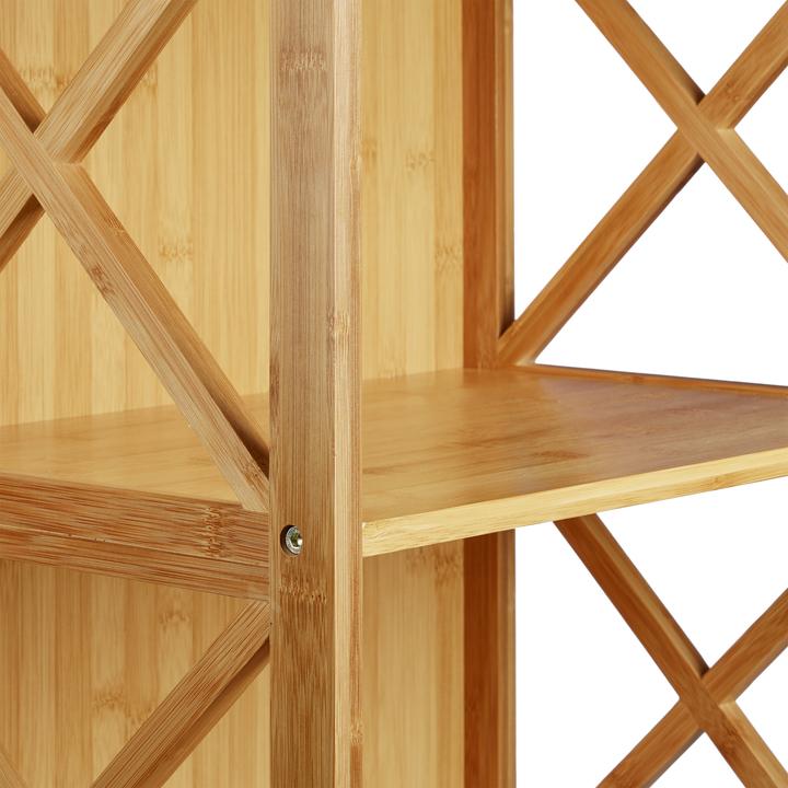 Actual product image Relaxdays Bamboo shelf basket