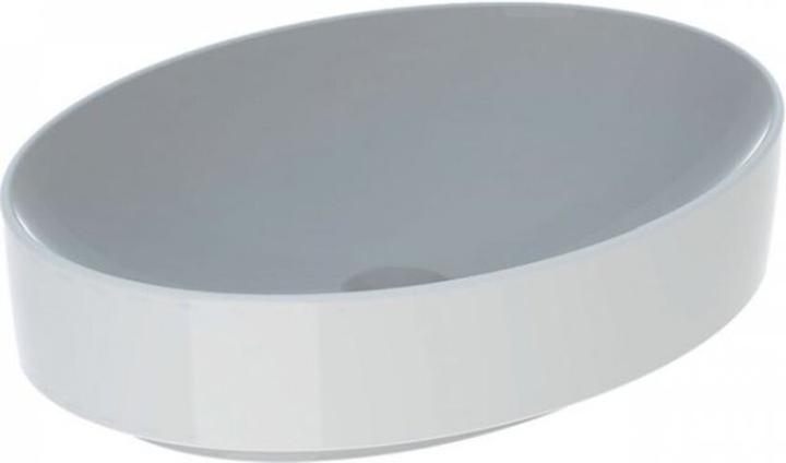 Actual product image Geberit Keramag VariForm Countertop washbasin oval, 550x400mm, without tap hole, without overflow (1650 mm, 550 mm)