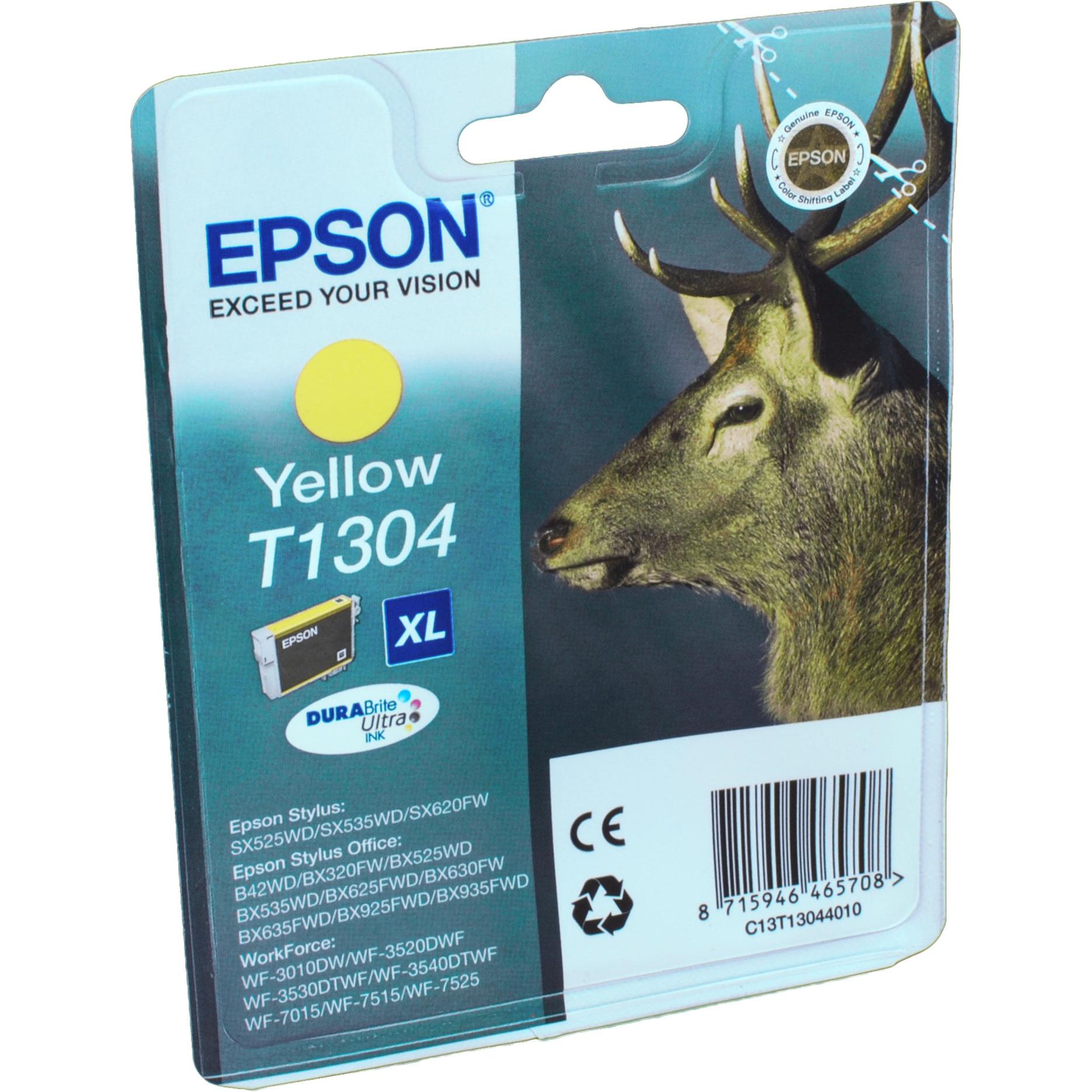Epson, Druckerpatrone, T1304 DuraBrite Ultra (Y)