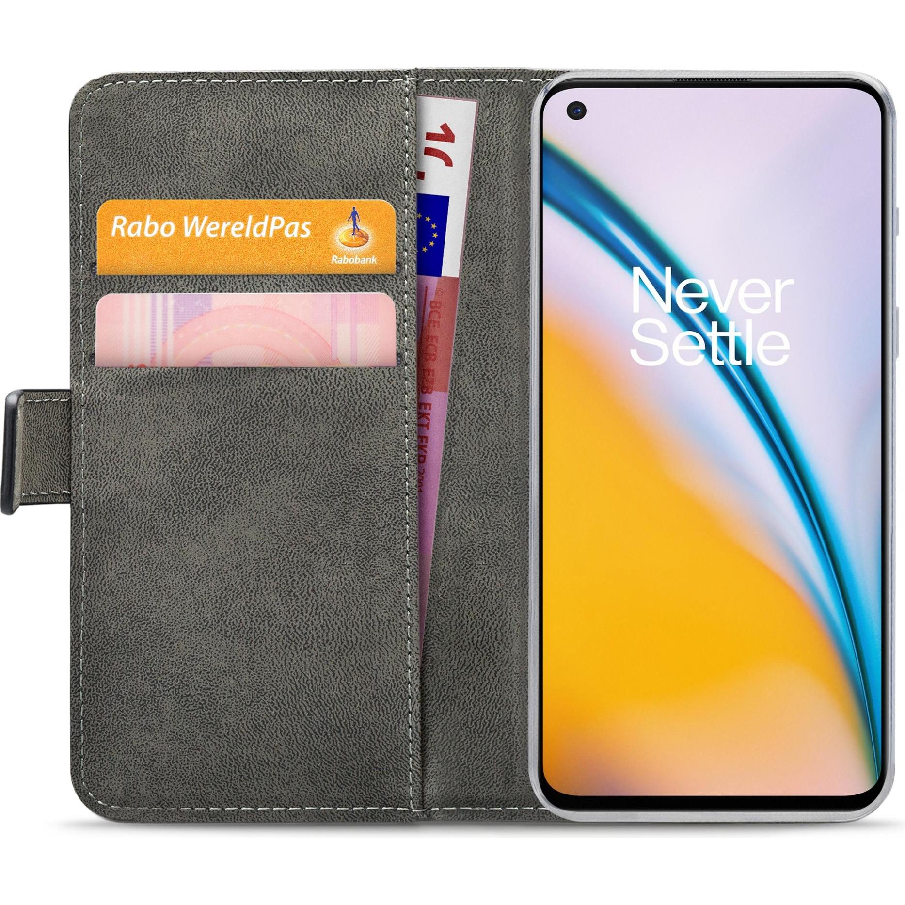 Thumbnail - Mobilize Classic Gelly Wallet Book Cover Til Oneplus Nord 2 5g Sort (OnePlus Nord 2 5G), Smartphone Hülle, Schwarz