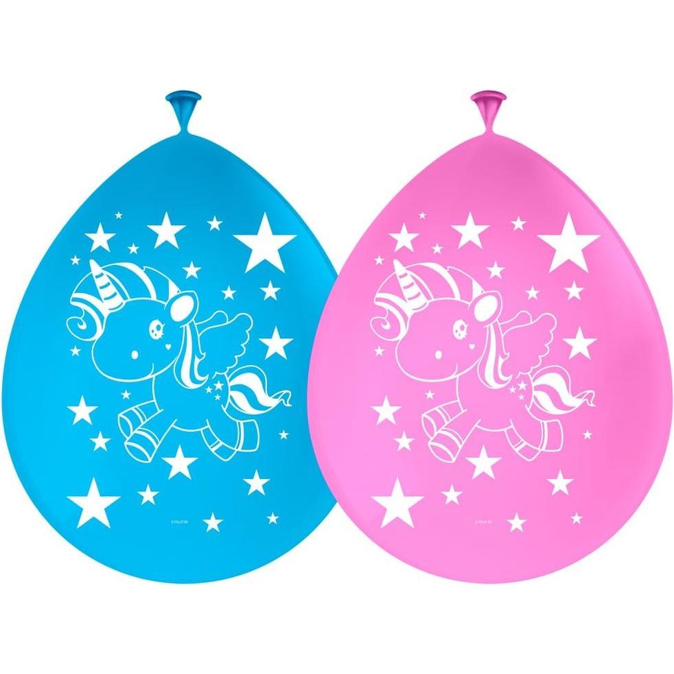 Folat Einhorn Ballons (8 x) (65045)