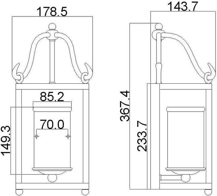 Image du produit Elstead Lighting Declaration Applique E14 Fer forgé à l'ancienne (E14)