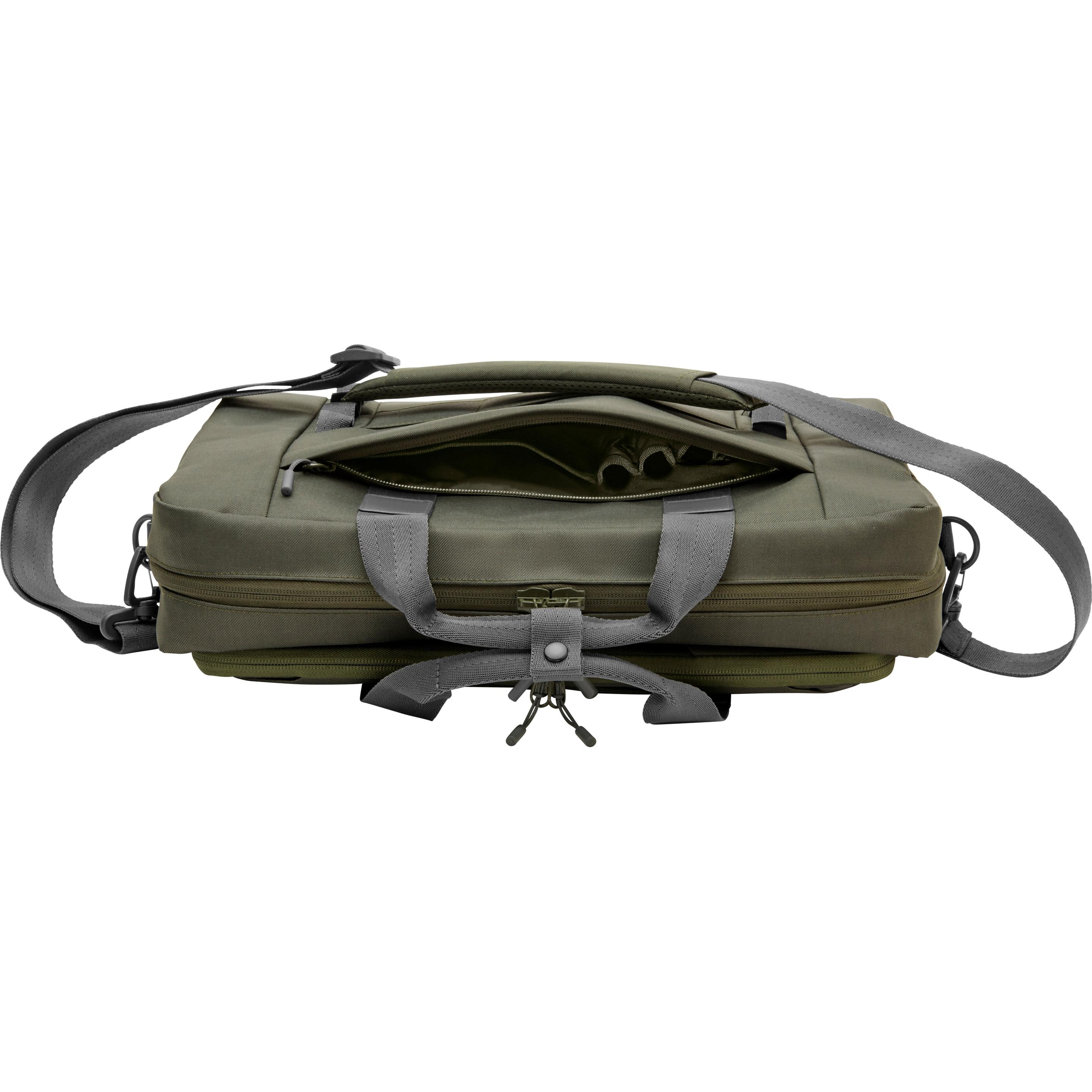 Thumbnail - HP 15.6-inch Modular Laptop Bag (15.60", HP), Notebooktasche, Grau, Grün