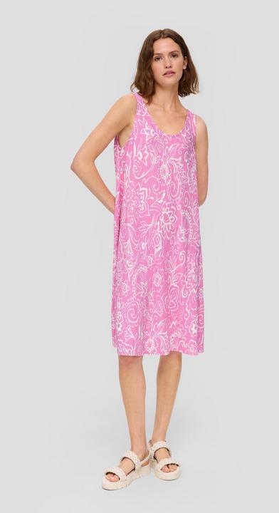 Actual product image S.Oliver Kleid Plissiertes Jersey-Kleid im Relaxed Fit (34)