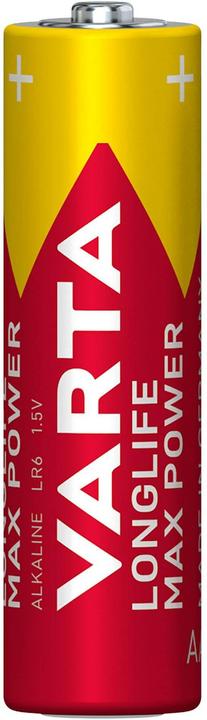 Immagine prodotto Varta Longlife Max Power AA Pack 12 (8+4) (12 pz., AA / LR6 / LR06 / Mignon / R6 / R14505, 2980 mAh)