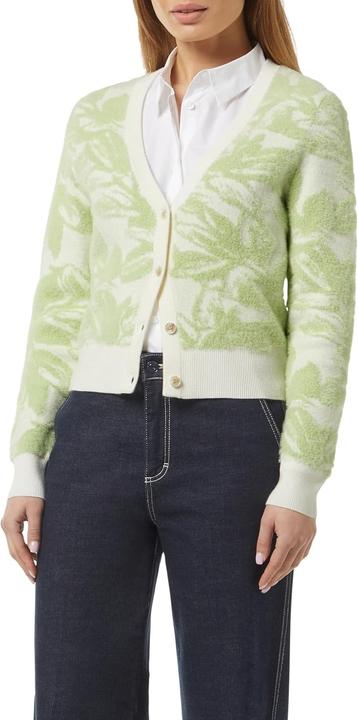 Image du produit Comma Strickjacke Flauschige Jacquard-Strickjacke (38)