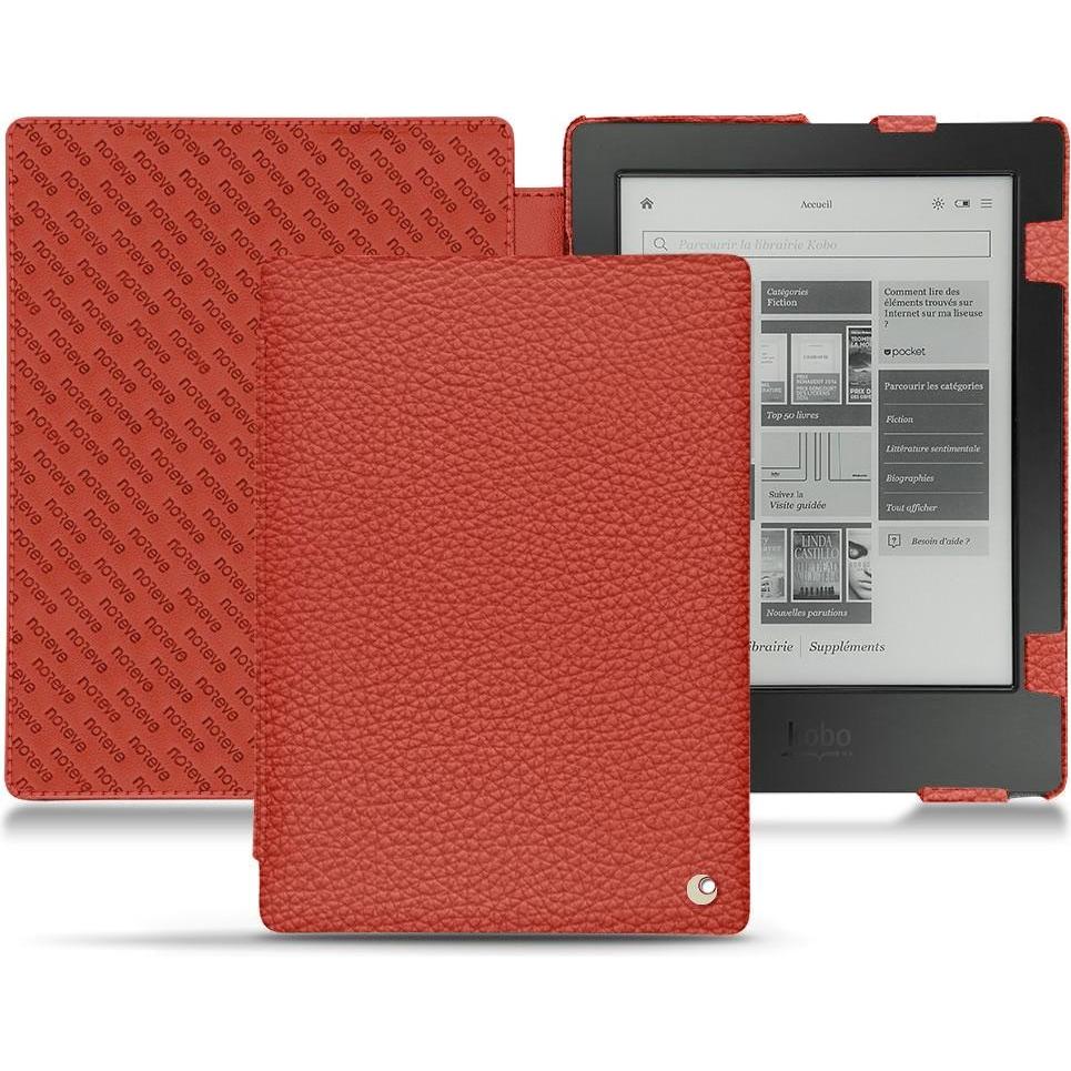 Noreve Lederschutzhülle horizontal (Aura H2O), Tablet Hülle, Orange
