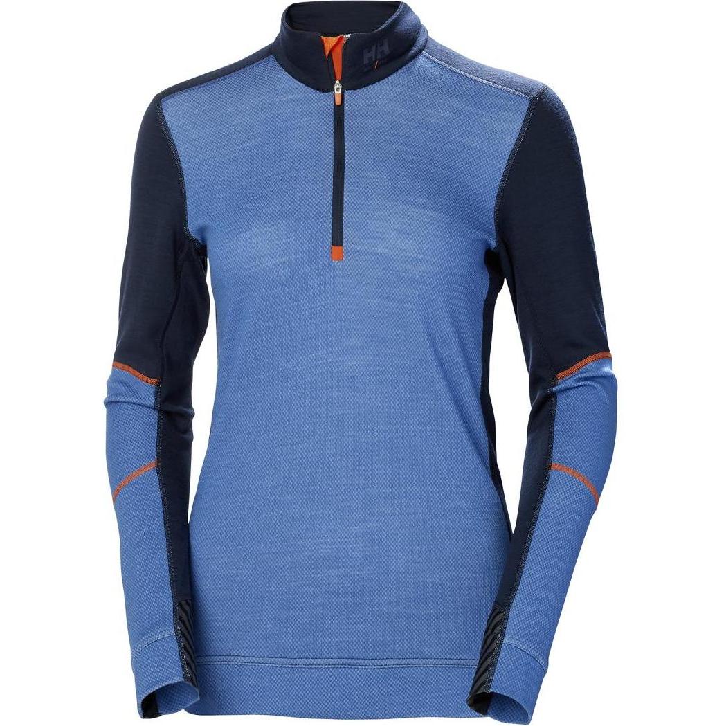 Helly Hansen Workwear, Arbeitsjacke, Moteriški apatiniai marškinėliai HELLY HANSEN Lifa Merino Crewneck, mėlyni 2XL (XXL...