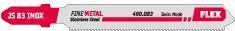 Produktbild Flex-Tools Zubehör 490083 Stichsägeblatt für INOX JS 83 3 Stück