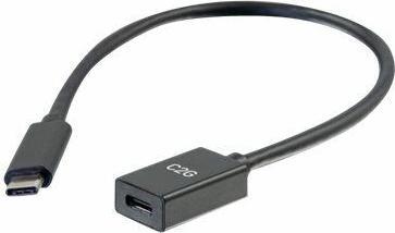 Produktbild C2G Verlängerungskabel USB-C auf C 3.1 (Gen 2) Stecker/Buchse () (0.30 m, USB 3.2 Gen 2)