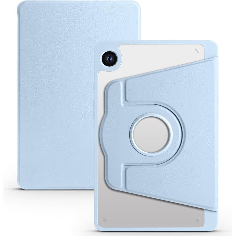 Cover-Discount Galaxy Tab A9+ - 360-Grad Hülle hellblau (Galaxy Tab A9+), Tablet Hülle, Blau