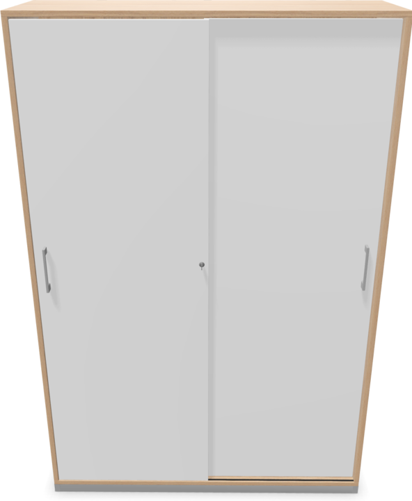 Image du produit Narbutas Choice Armoire à portes coulissantes (120 x 40 x 182 cm)