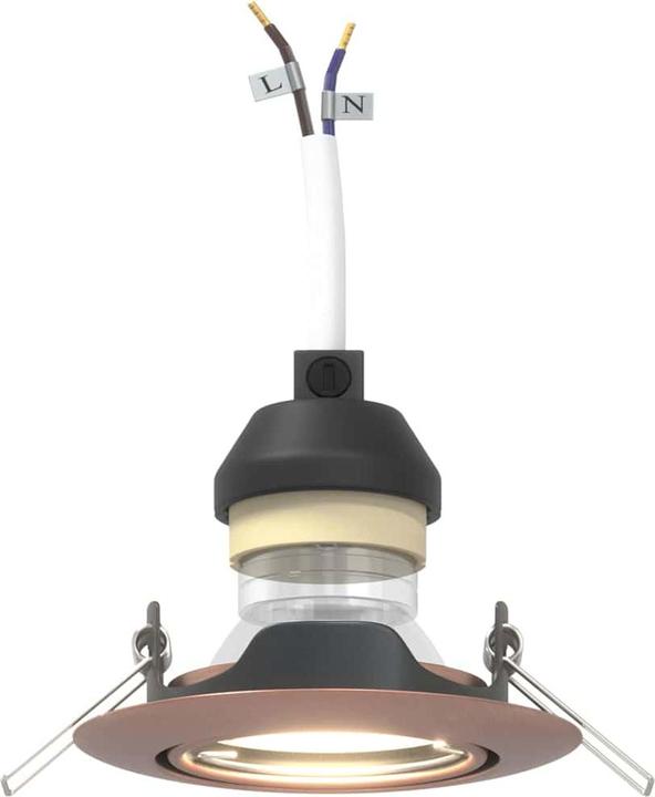 Produktbild VidaXL Lampen Kupfer Kupfer und Kunststoff Klein Einbauleuchten Rund (GU10)