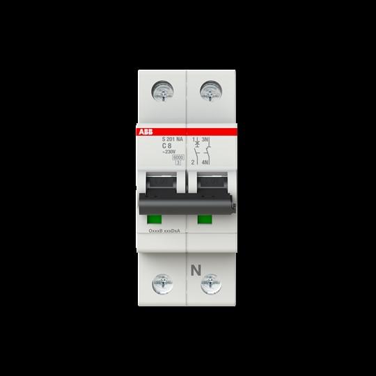 Produktbild ABB S201-C8NA Sicherungsautomat 8A pro M compact 1p+NA