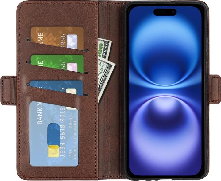 Produktbild Screenguard CardLounge Apple iPhone 16 Plus Leder Hülle (Apple iPhone 16 Plus)