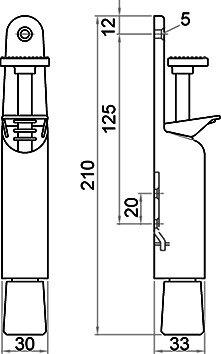 Immagine prodotto Kws Fermo porta 1032 (1 pz.)