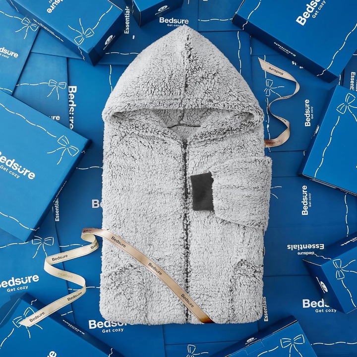 Actual product image Bedsure Hoodie blanket