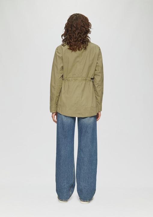 Actual product image S.Oliver Outdoor-Jacke Baumwolljacke mit Tunnelzug in der Taille (XXL)